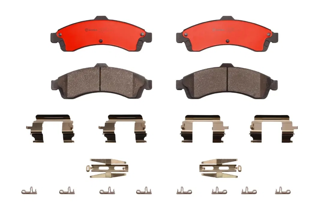 P10009N – BREMBO Brake Pad, FMSI Number D882-7759 Ceramic Set Of 4 With Hardware